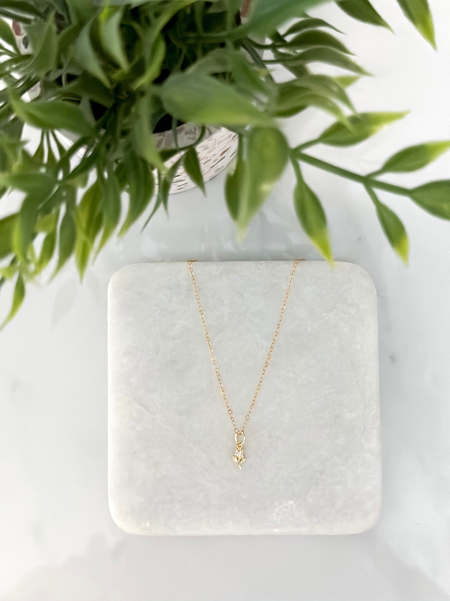 Tulip Necklace or Earring