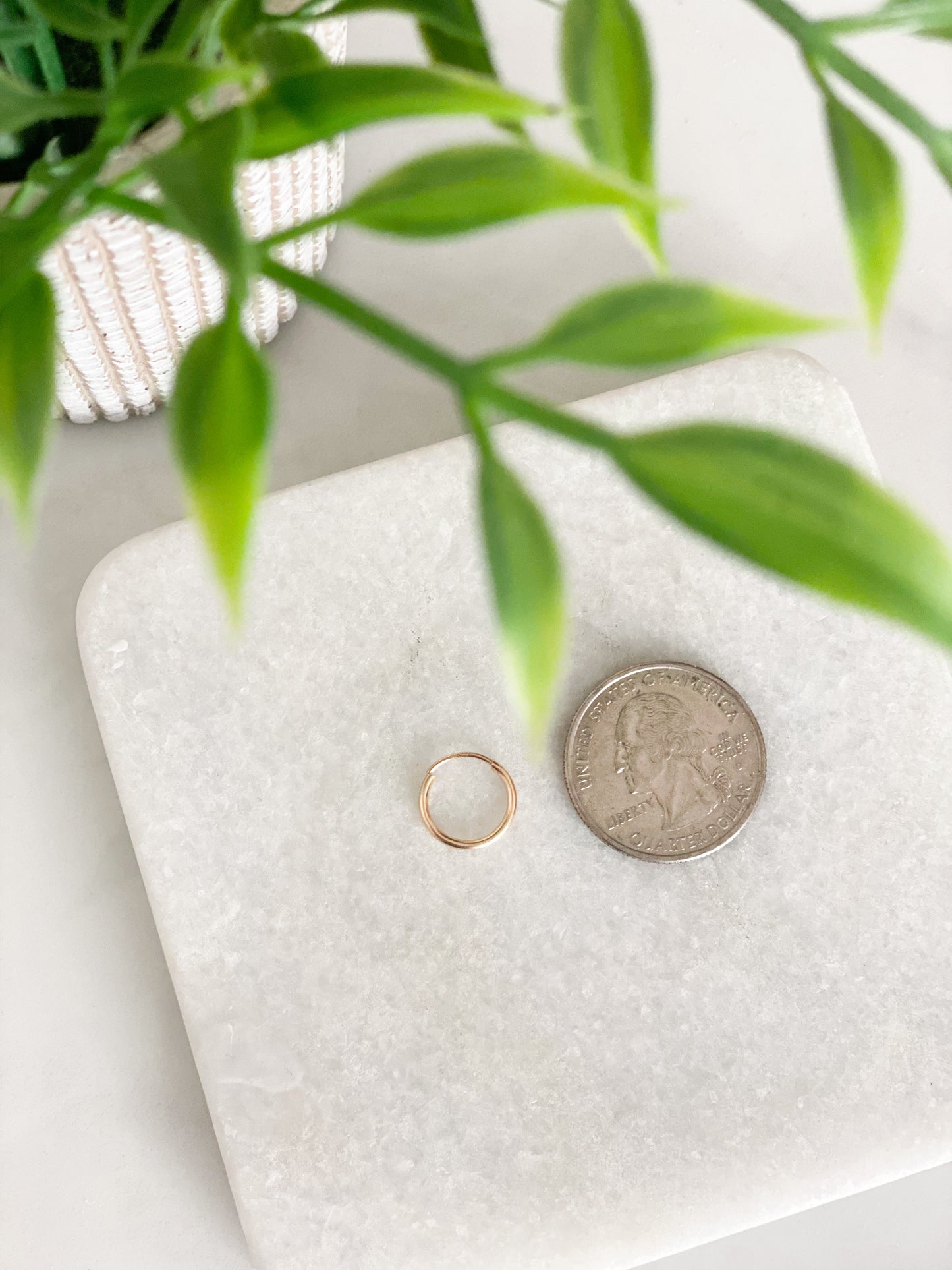 Gold Filled Infinity Hoops