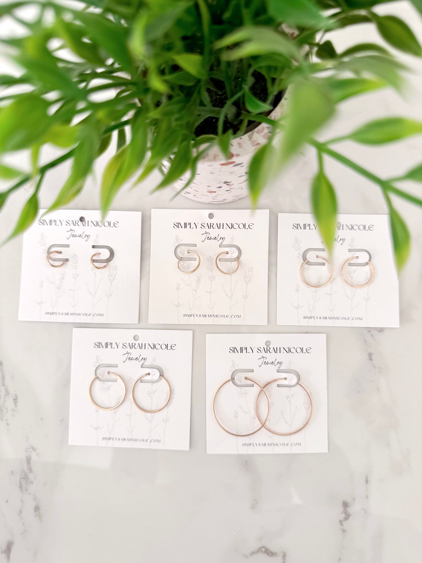 Gold Filled Infinity Hoops