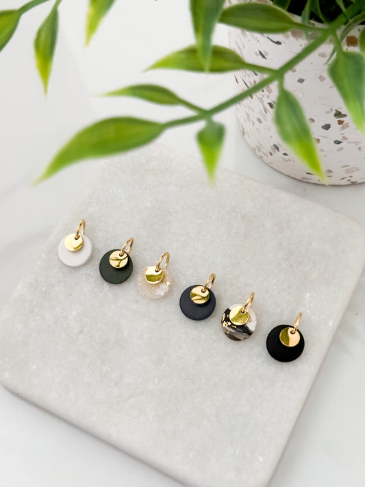 Clay and Metal Necklace