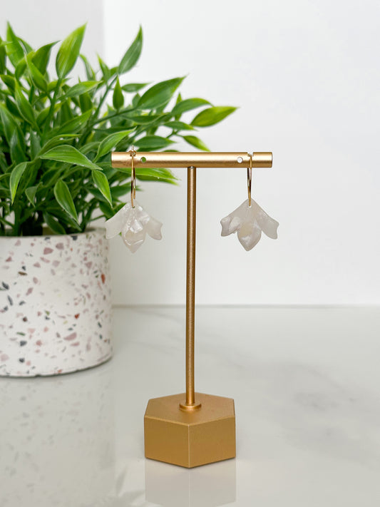 Pearl Marble Adaline Hoop