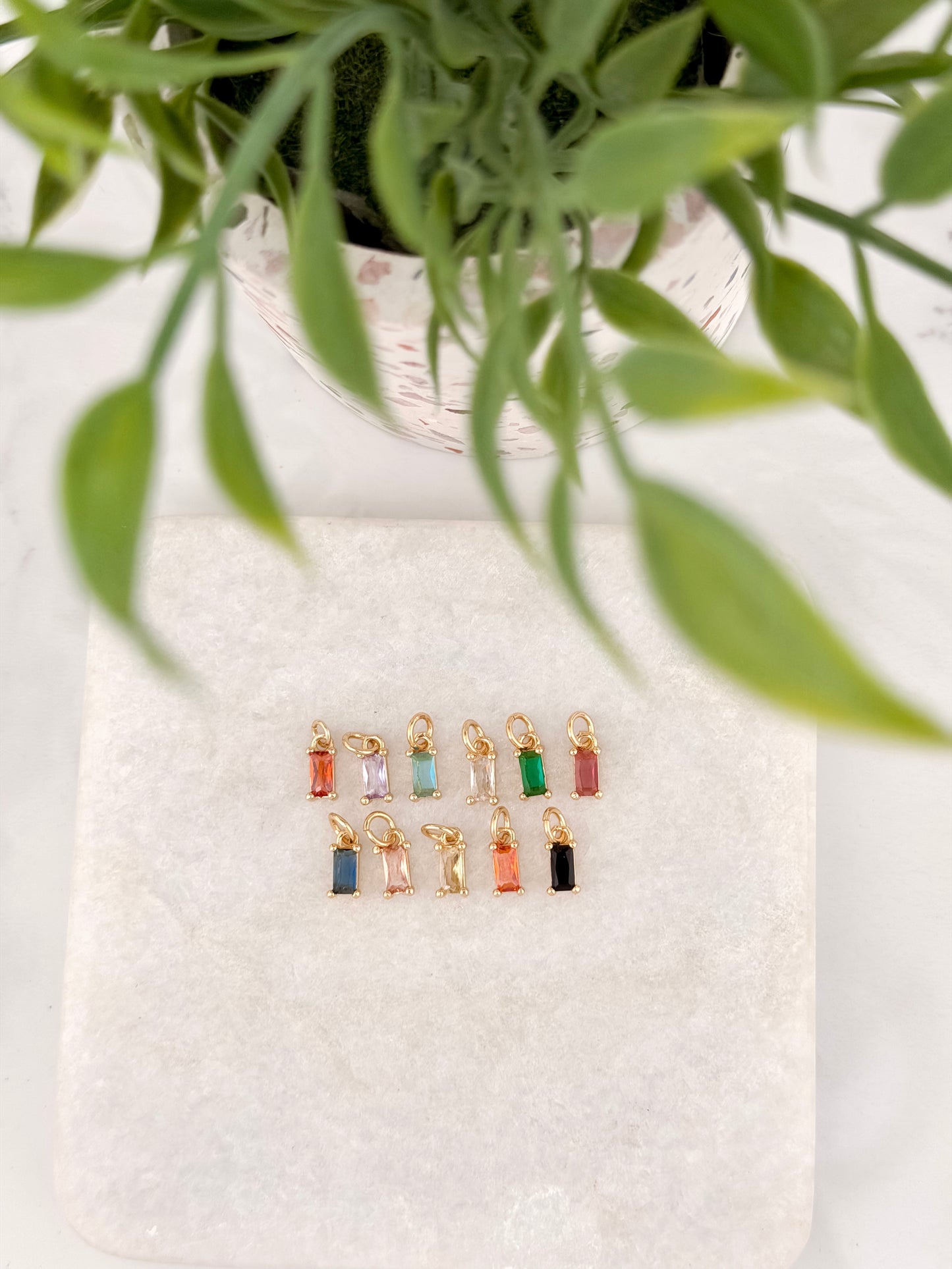 Gold Filled Gem Huggies