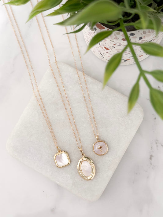 Wholesale Gold Filled MOP Square