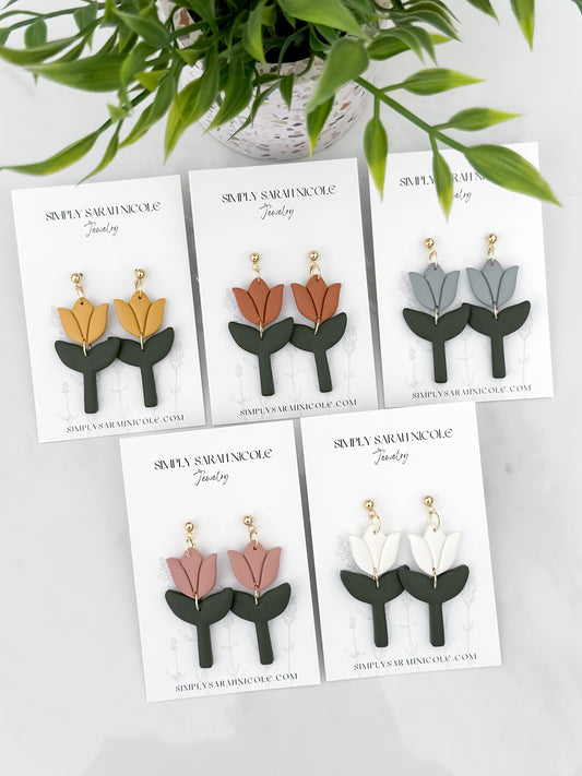 Whole Tulip Earring