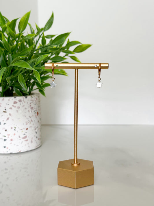 Star Mother of Pearl Earrings