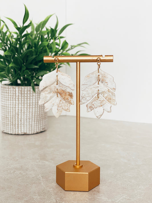 White and Gold Marbled Adaline