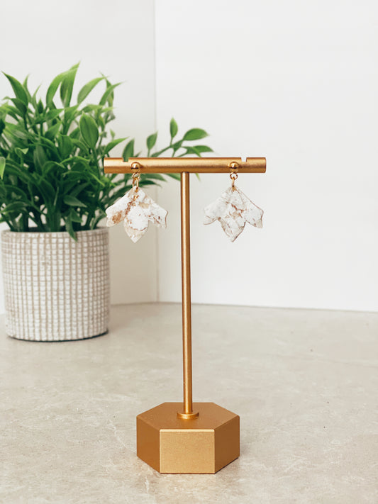 White and Gold Marbled Mini Adaline