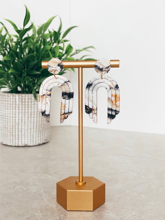 Black and Gold Marbled Rainbow