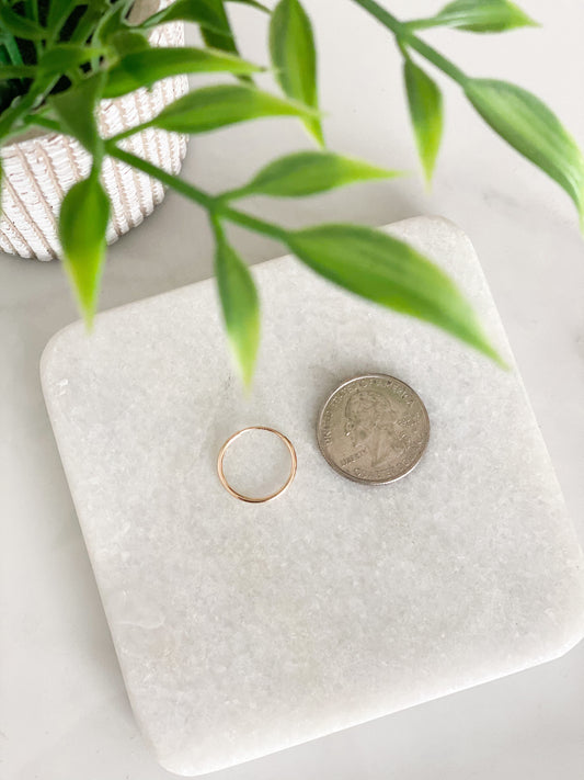 Gold Filled Infinity Hoops