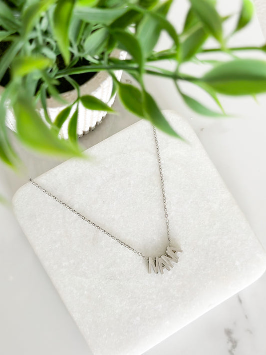Sterling Silver Nana Necklace