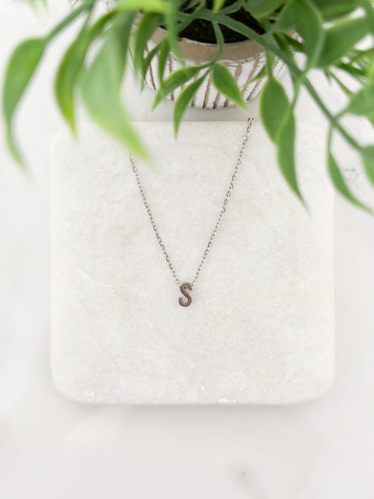Sterling Silver Inital Necklace